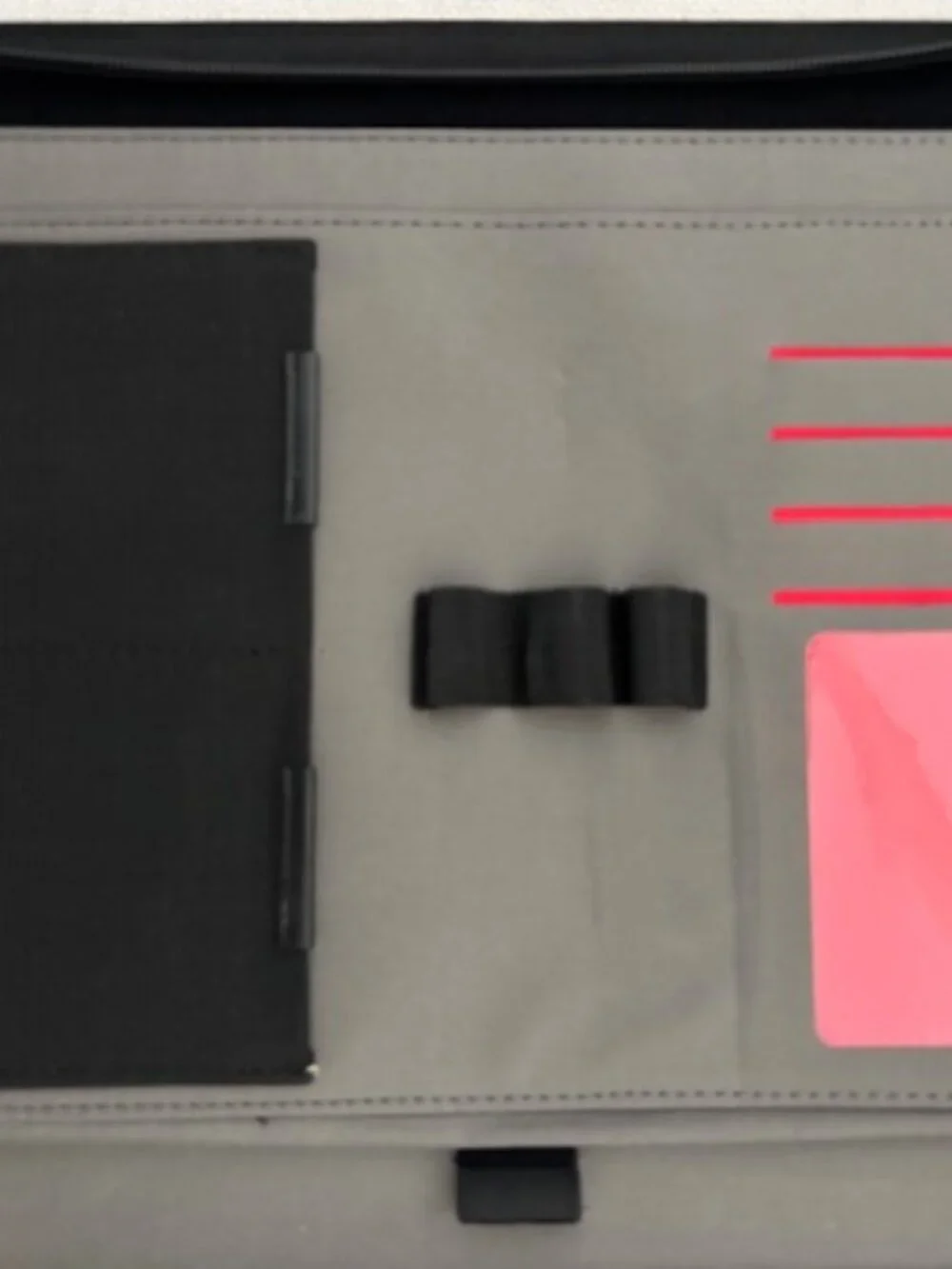 Wenger Swiss Army Black Portfolio with Zipper Closure